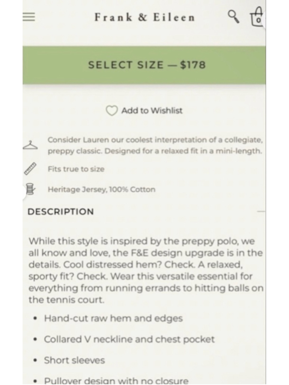 New Frank & Eileen White Lauren Mini Dress M - Picture 4 of 4
